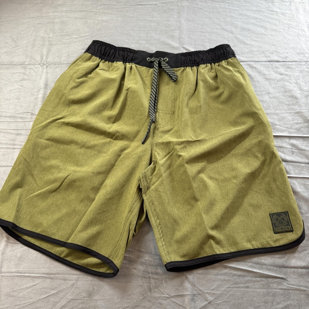 Dixxon Mens Athletic Shorts Small OD Green Chad Stretch Activewear Gorpcore